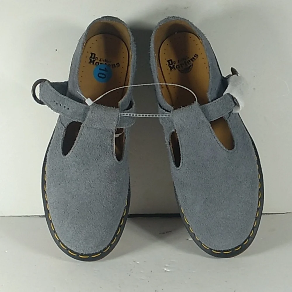 New, Dr. Martens T-Bar Suede Shoes Size 10 Men. - Picture 2 of 8